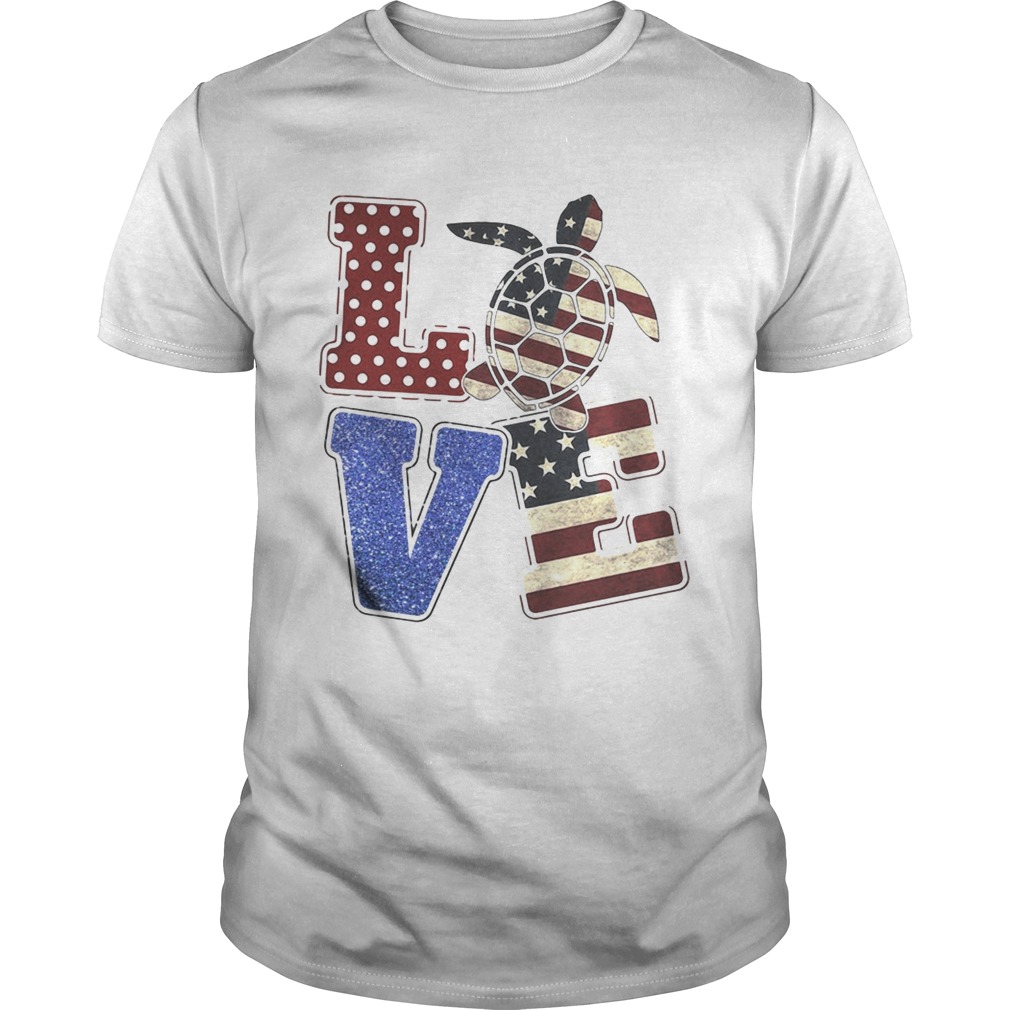 Love Turtle America shirt