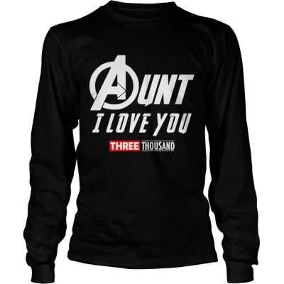 Marvel Aunt I Love You 3000 Longsleeve Tee