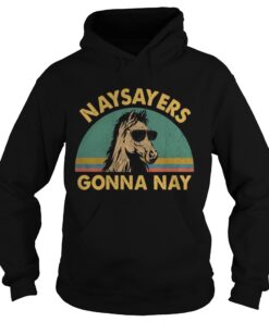 Naysayers gonna nay vintage retro sunset Hoodie