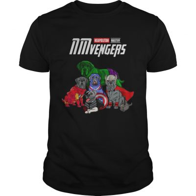 Neapolitan Mastiff Avengers NMvengers Marvel Endgame Unisex Shirt