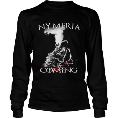 Nymeria is coming Game of Thrones Longsleeve TEe