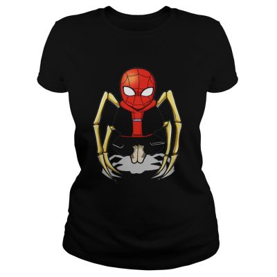 Official spider man skeleton Ladies Tee