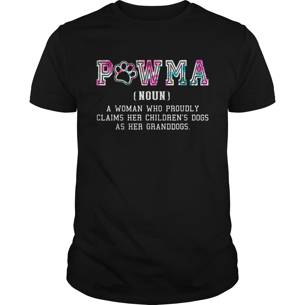 Pawma Definition Mama Grandma Aunt Dog Mother day shirt