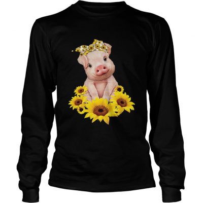 Pig Sunflower Longsleeve Tee