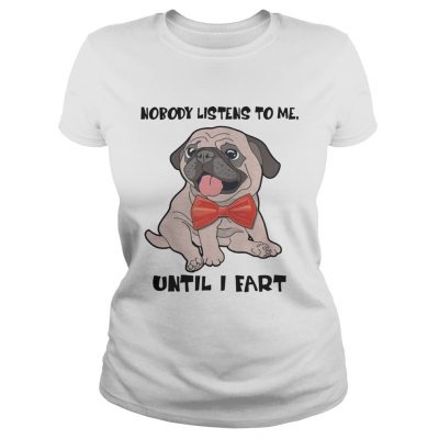 Pug Funny Ladies Tee