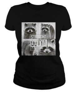 Racoon straight outta rescue Ladies Tee
