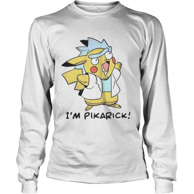 Rick and Morty Fusion Pikachu Im Pikarick Longsleeve Tee