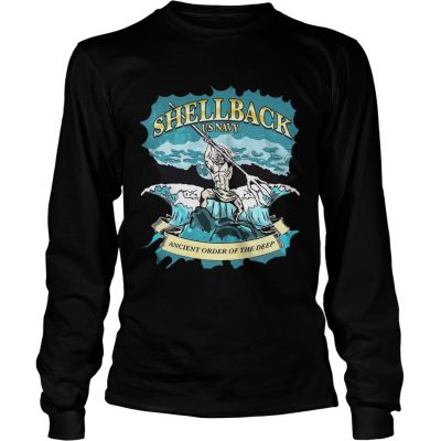 Shellback us navy ancient order of the deep Longsleeve Tee