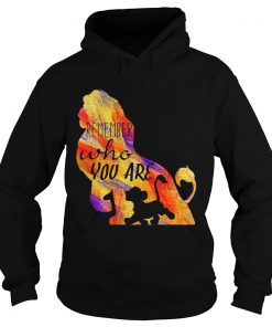 Simba remember who you are lion king Hoodie