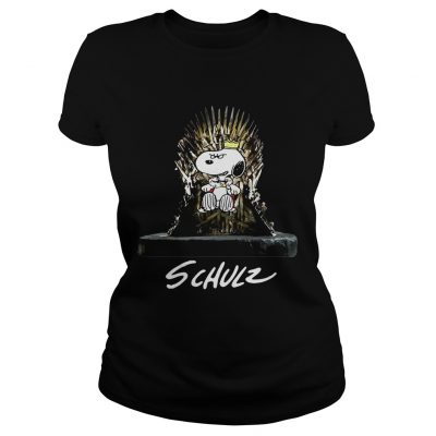 Snoopy King Schulz Game of Thrones Ladies tee