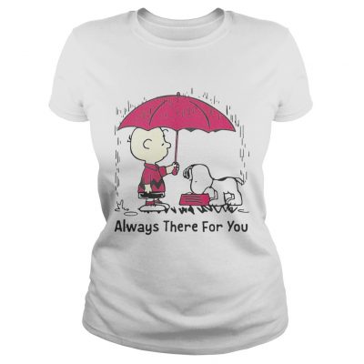 Snoopy and Charlie Brown always there for you Ladies Tee