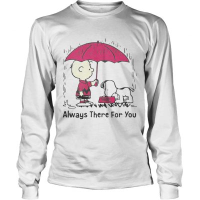 Snoopy and Charlie Brown always there for you Longsleeve Tee
