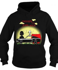 Snoopy and John Wick sunshine Hoodie