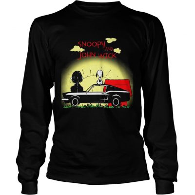 Snoopy and John Wick sunshine Longsleeve Tee