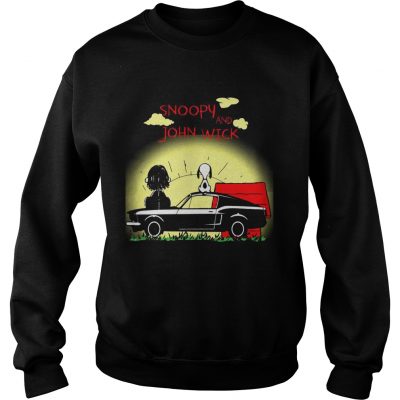 Snoopy and John Wick sunshine Sweatshirt