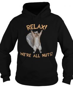 Squirrel relax were all nuts Hoodie