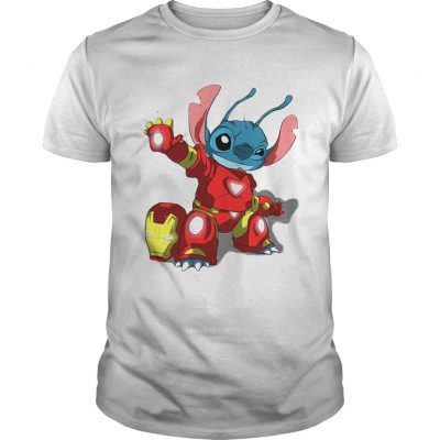 Stitch with Iron Man Avengers with Lilo and Stitch Disney combo Unisex Shirt