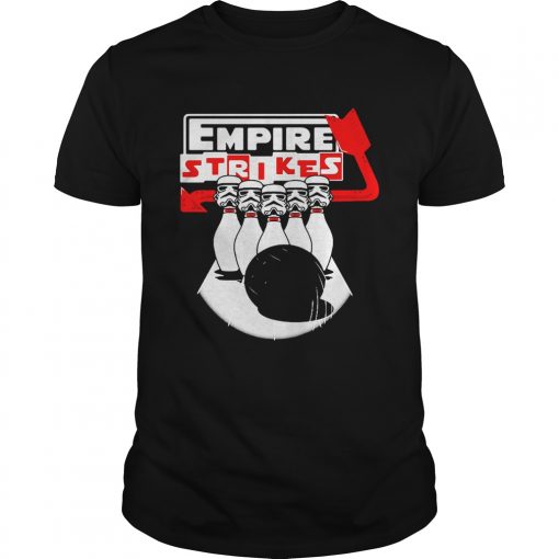 Stormtrooper bowling Empire strikes Star Wars Unisex Shirt