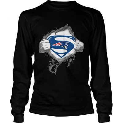 Superman New England Patriots Longsleeve Tee