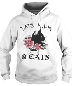 Tats naps and cats flower Hoodie
