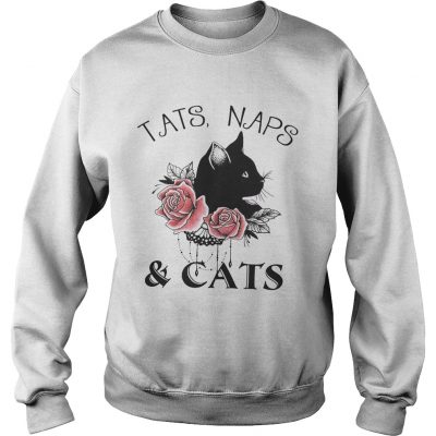 Tats naps and cats flower Sweater
