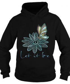 The Beatles Flower Butterfly Let It Be Hoodie