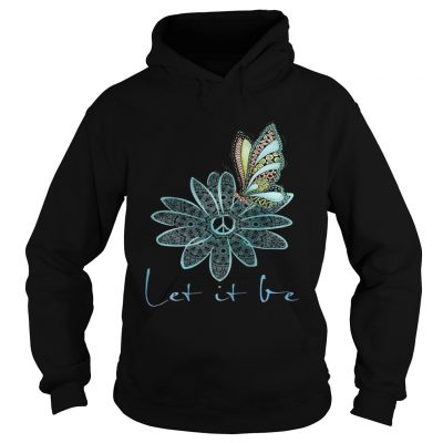 The Beatles Flower Butterfly Let It Be Hoodie