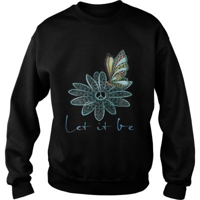 The Beatles Flower Butterfly Let It Be Sweater