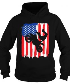 The Freestyler Dirt Line Motor American Flag Hoodie