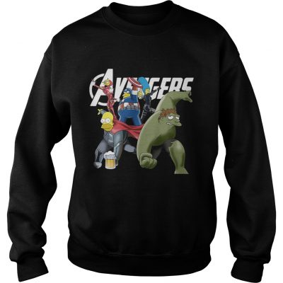 The Simpsons Marvel Avengers Endgame Sweater