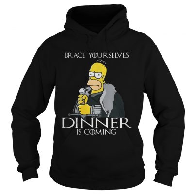 The Simpsons brace yourselves dinner is coming Hoodie