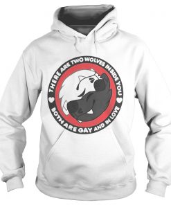 There Are Two Wolves Inside You Both Are Gay And In Love Hoodie