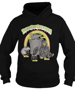 Trash can critters hissy stinky chonky bitey sneaky Hoodie