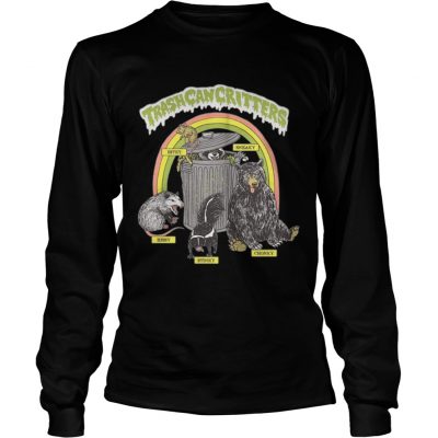 Trash can critters hissy stinky chonky bitey sneaky Longsleeve Tee