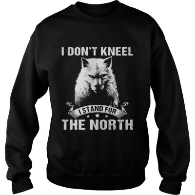 Wolf I dont kneel I stand for the North Sweater