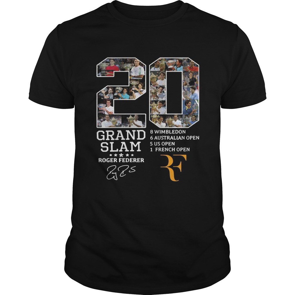 20 Years Grand Slam Roger Federer shirt