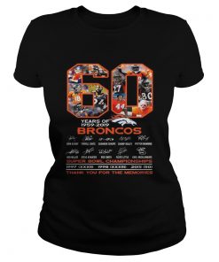 60 years of 19592019 Broncos super bowl Championships thank you for the memories  Classic Ladies