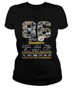 86 years of 19332019 Pittsburgh Steelers Signature  Classic Ladies