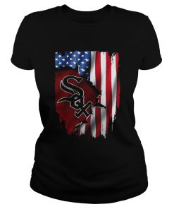 American Flag MLB Chicago White Sox  Classic Ladies