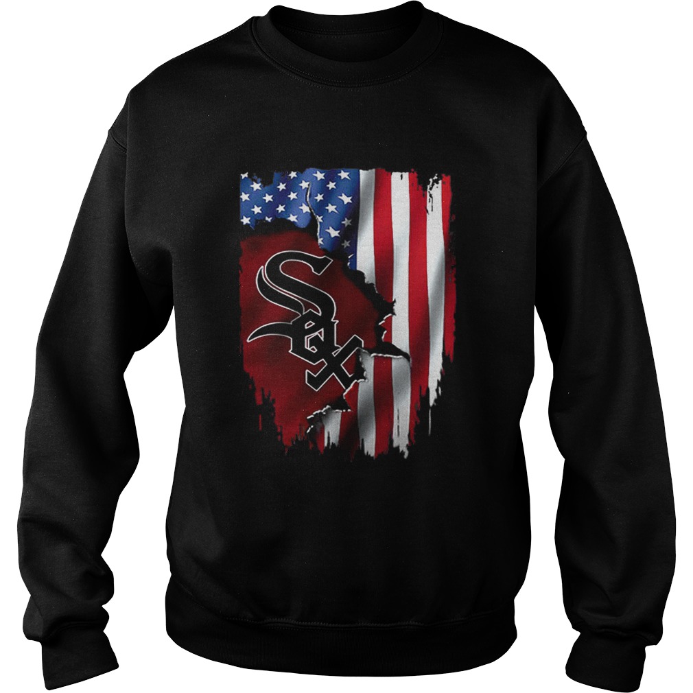 American Flag MLB Chicago White Sox Sweatshirt