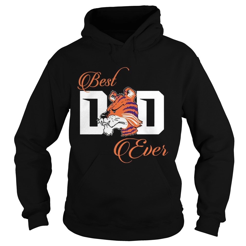 Best Clemson Tigers Dad Ever Football T Hoodie