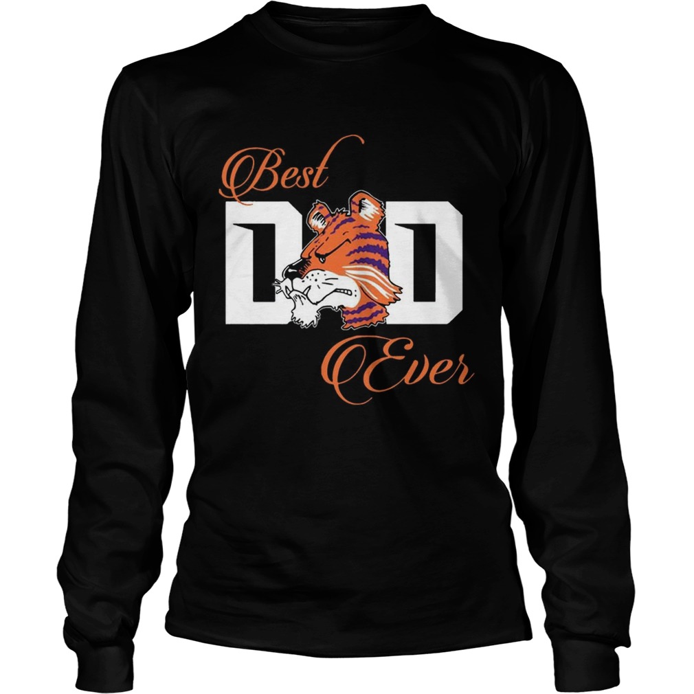 Best Clemson Tigers Dad Ever Football T LongSleeve