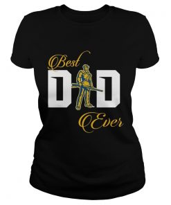 Best Mountaineers Dad Ever Football T Classic Ladies