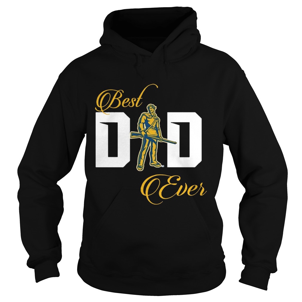 Best Mountaineers Dad Ever Football T Hoodie