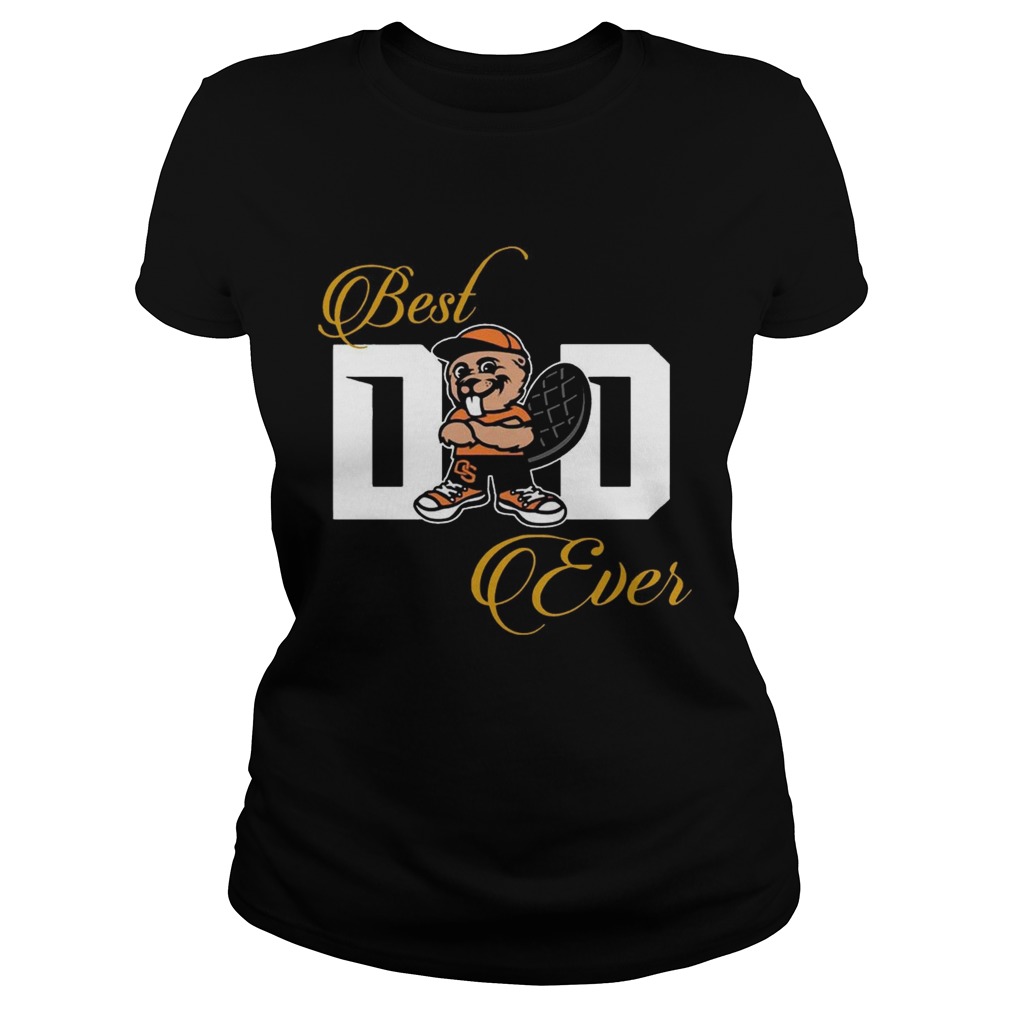 Best Oregon Beavers Dad Ever Football T Classic Ladies