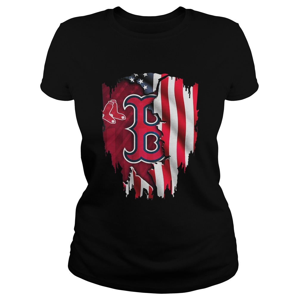 Boston Red Sox America Flag Classic Ladies