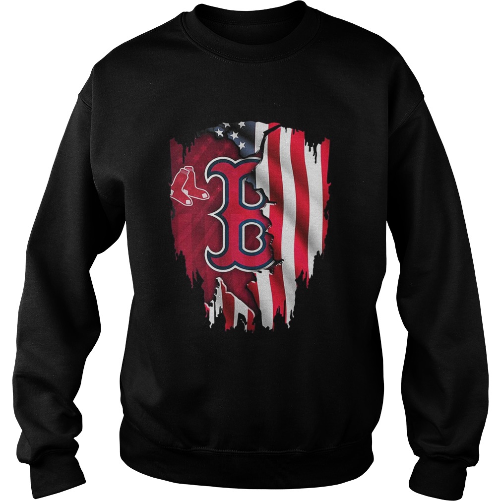 Boston Red Sox America Flag Sweatshirt