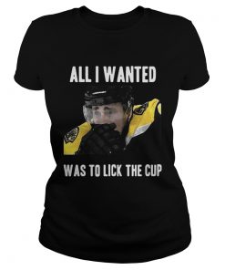Brad Marchand All I Wanted Was To Lick The Cup Shirt Classic Ladies