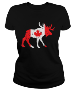 Canada Maple Leaf Animal Canadian Flag Happy Canada Day  Classic Ladies