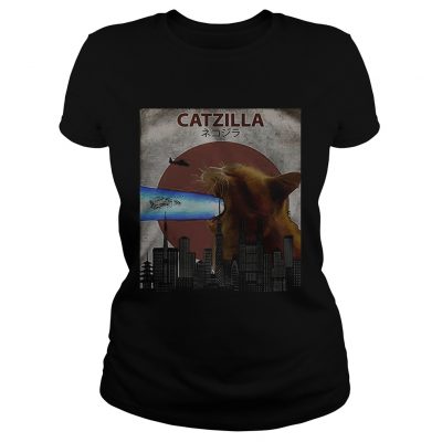 Catzilla Godzilla King of Monsters Ladies Tee